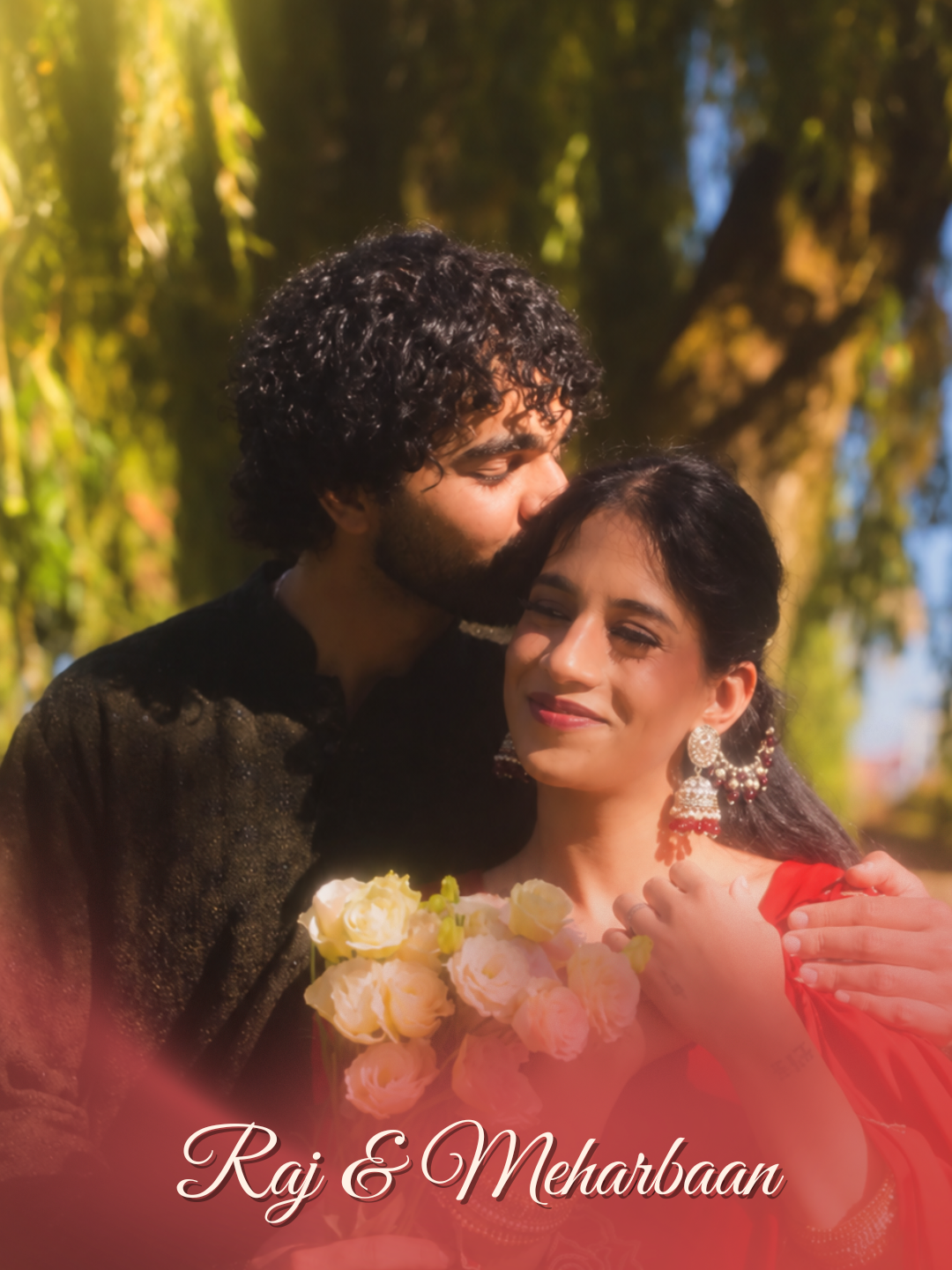 Raj and Meharbaan Punjabi wedding portrait by Lovers Day Out